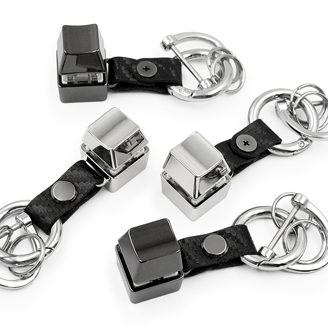 Porte-clés Fidget de clé de clavier mécanique de commutateur de clic personnalisé