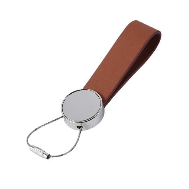 Porte-clés à motifs personnalisés pour hommes, porte-clés en cuir