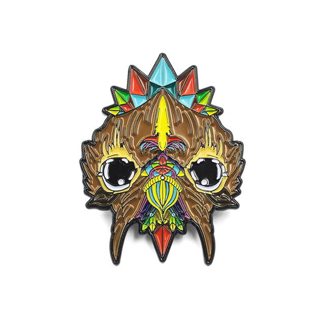 Badge avec logo de conception, épingle à revers en émail dur personnalisé de dessin animé