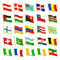 Épingle de drapeau de pays en émail dur et doux