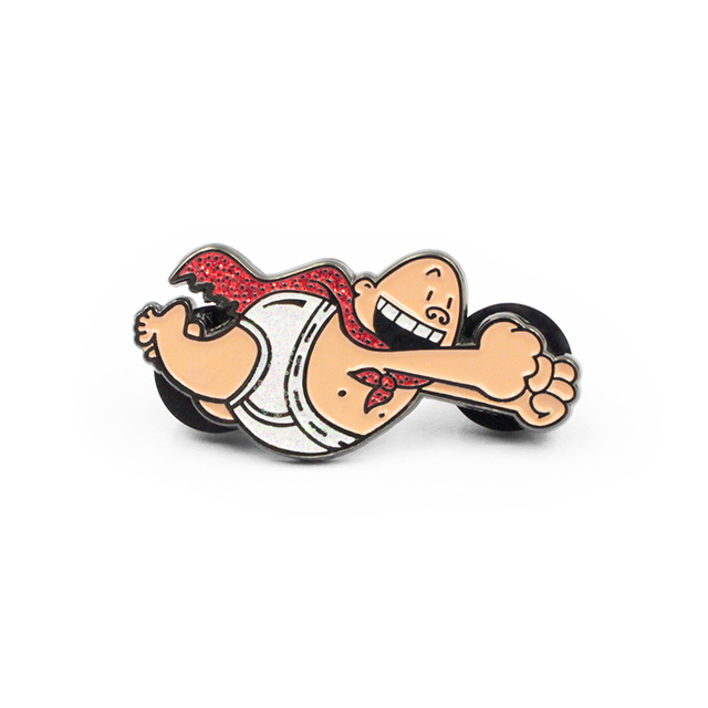 Badge du fabricant, dessin animé, épingle à revers en émail dur personnalisé