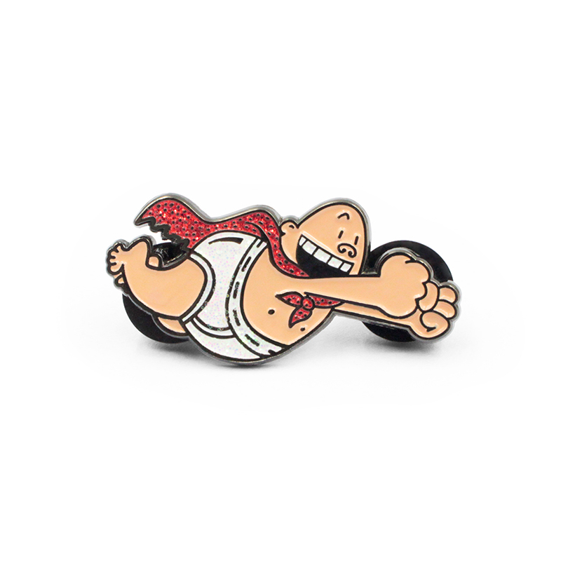 Badge du fabricant, dessin animé, épingle à revers en émail dur personnalisé