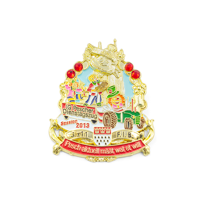 Badge de vente chaude d'usine, épinglette en émail dur personnalisé