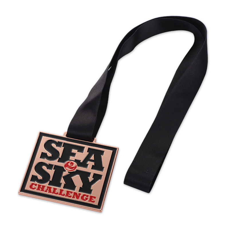 Médaille d'or Connexion au carré Médaille du camp de la clinique d'entraîneur de volleyball