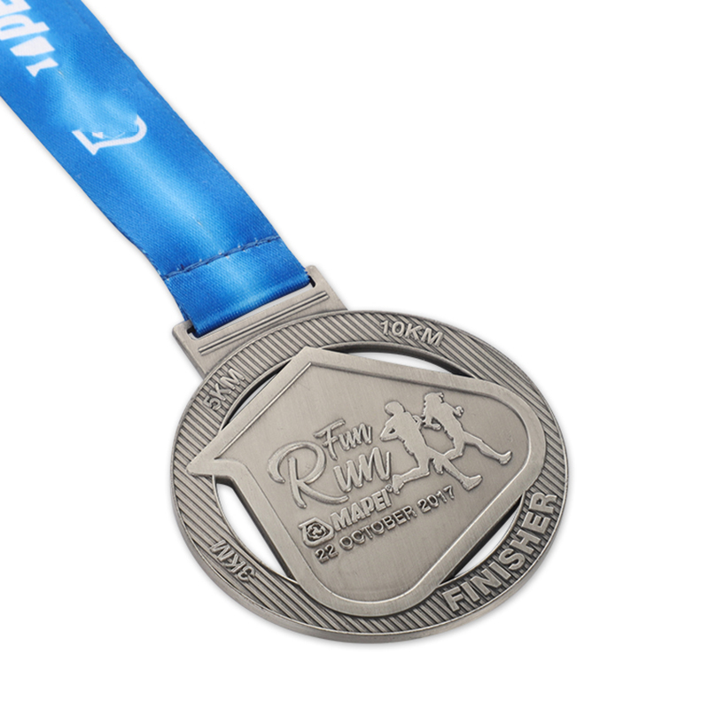 Médailles de course à pied amusantes personnalisées pour le meilleur finisseur 5K sur mesure