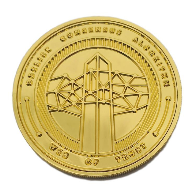 Pièce d'or en métal moulé sous pression personnalisée 2D