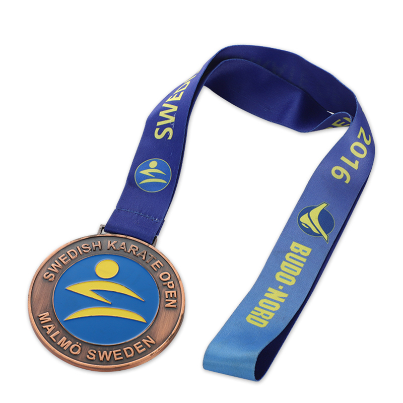 Bronze Karaté Or Judo Argent Gymnastique Service humanitaire Argent Baseball Médaille
