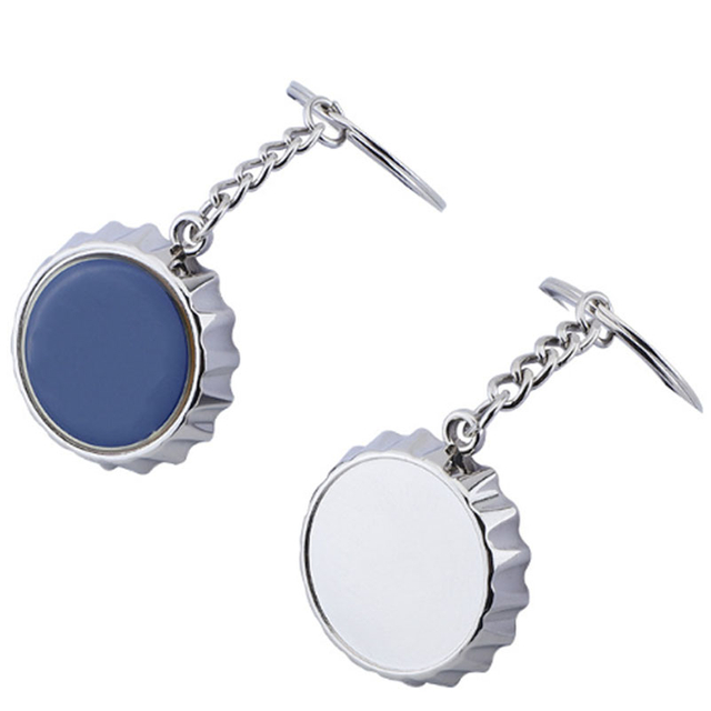 Bouchon de bouteille en métal personnalisé, plus petit ouvre-bouteille, porte-clés 