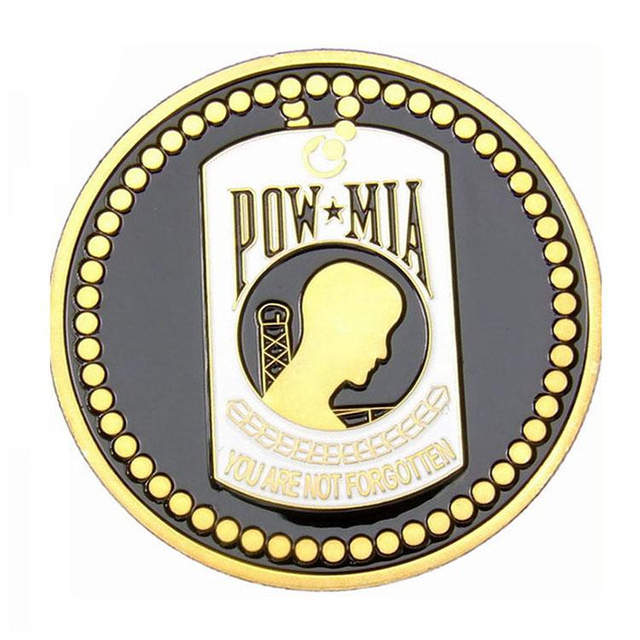 Pièce d'argent en métal émaillé doux American Eagle