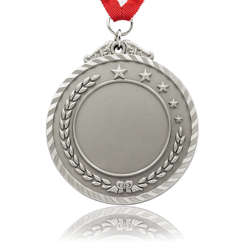 Médaille en métal d'or et d'argent de sport de prix d'usine vierge de la Chine 