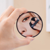 Miroir de poche compact pliable gravé par un designer mignon personnalisé