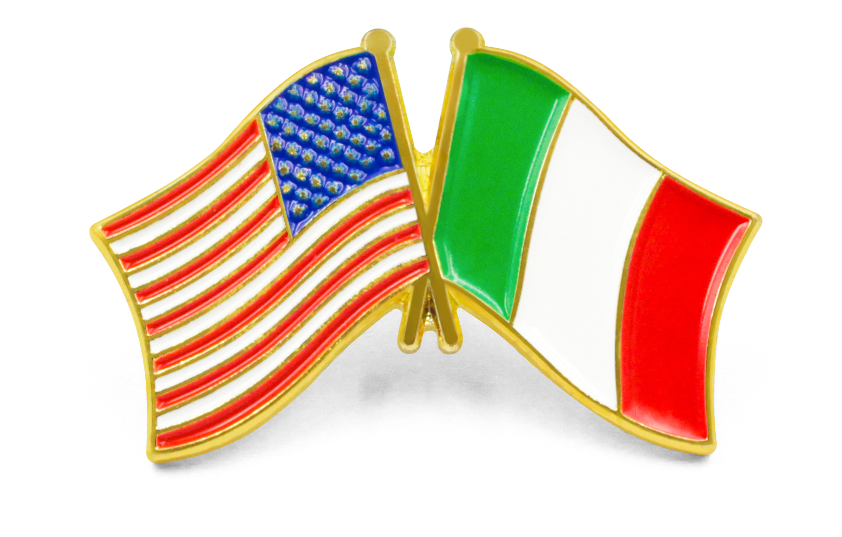 Épinglette en émail personnalisée avec drapeau américain des États-Unis, près de chez moi