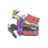 Badge de dessin animé sans Minimum, épingle à revers en émail dur et doux personnalisé