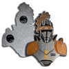Broche en émail de filature en métal personnalisée de haute qualité