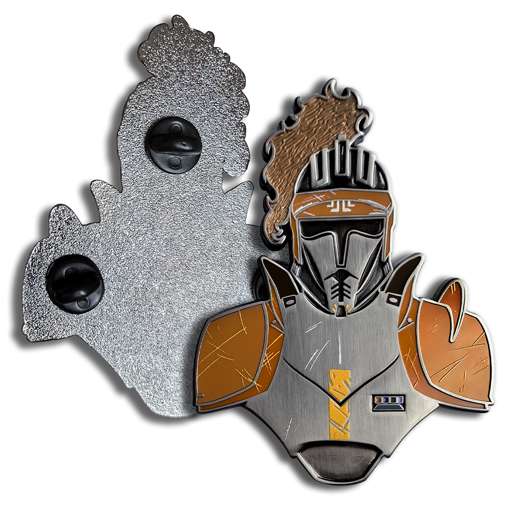 Broche en émail de filature en métal personnalisée de haute qualité