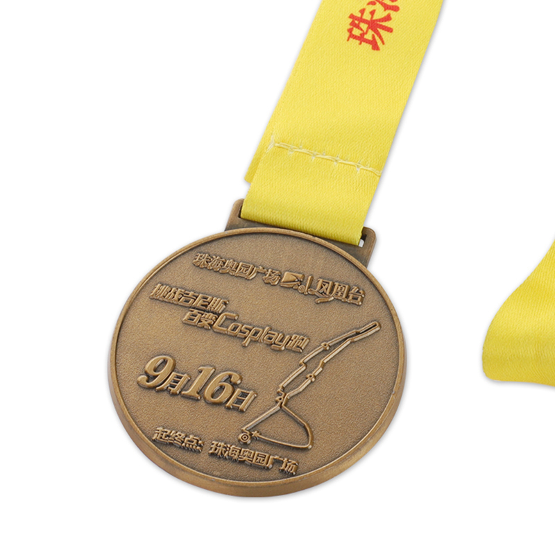 Médaille personnalisée du meilleur semi-marathon de Los Angeles Steamtown