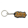 Porte-clés en caoutchouc PVC souple de marque Alphabet personnalisé
