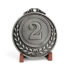 1ère médaille d'argent vierge pour la course des fournisseurs, médaille en métal doré pour le sport