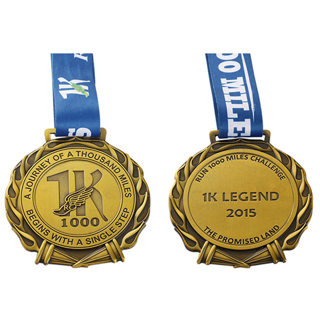 Médaille de course personnalisée