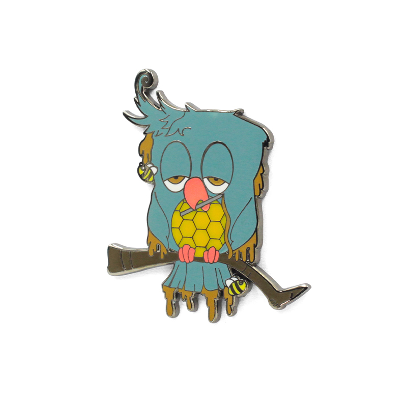 Badge de dessin animé sans Minimum, épingle à revers en émail dur et doux personnalisé