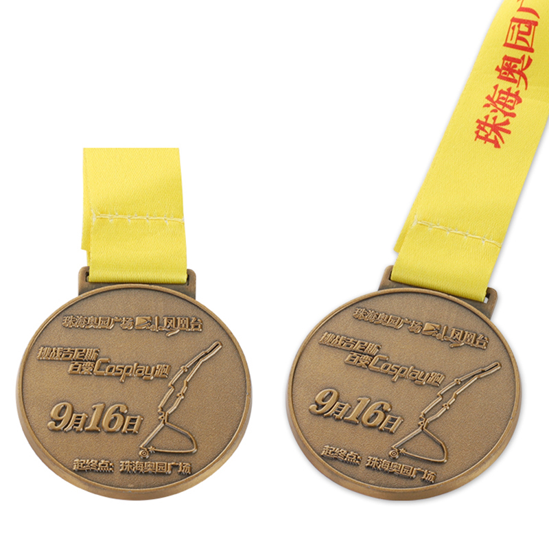 Médaille personnalisée du meilleur semi-marathon de Los Angeles Steamtown