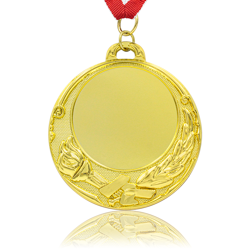 Prix ​​personnalisé bon marché personnalisé 3D Sports Gold Médaille vierge en gros 