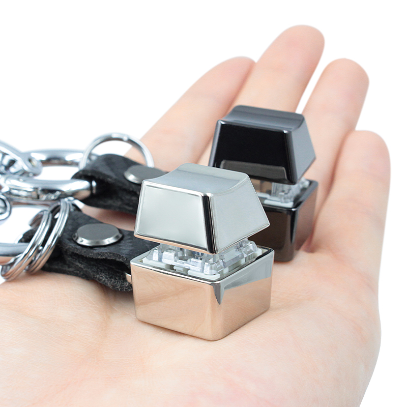 Porte-clés Fidget de clé de clavier mécanique de commutateur de clic personnalisé