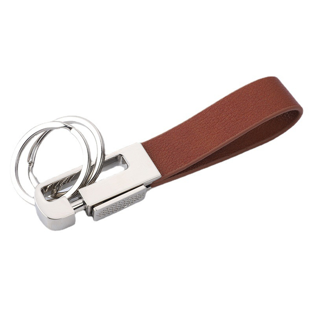 Porte-clés en cuir à motif vierge, bracelet en cuir pour hommes