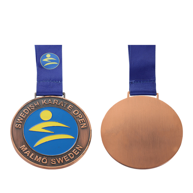 Bronze Karaté Or Judo Argent Gymnastique Service humanitaire Argent Baseball Médaille