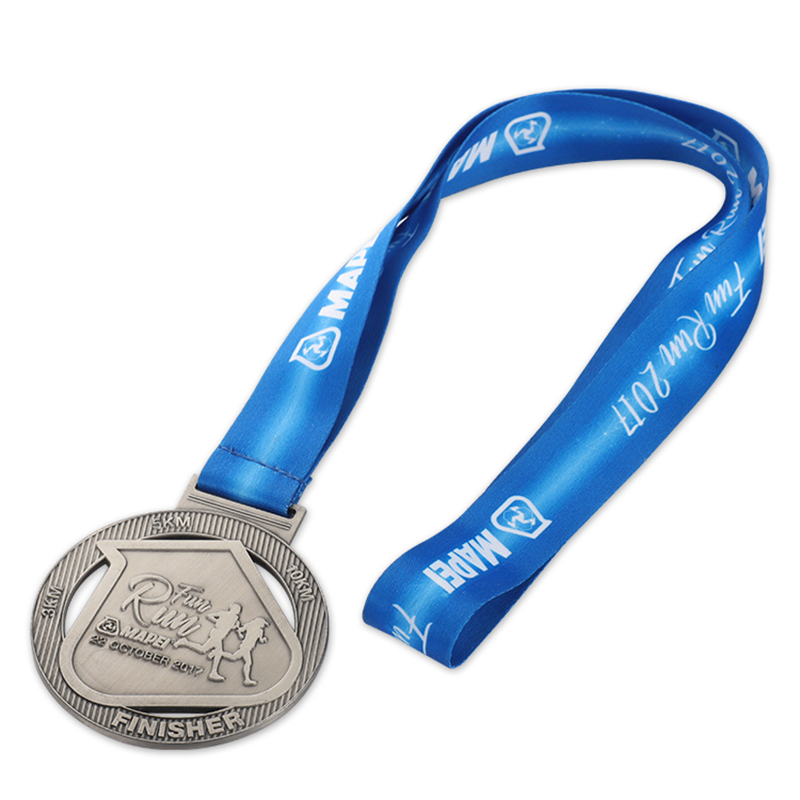 Médailles de course à pied amusantes personnalisées pour le meilleur finisseur 5K sur mesure