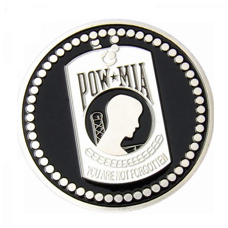 Pièce d'argent en métal émaillé doux American Eagle