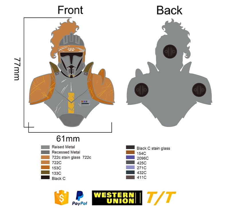 Conception d\'épinglette OEM 