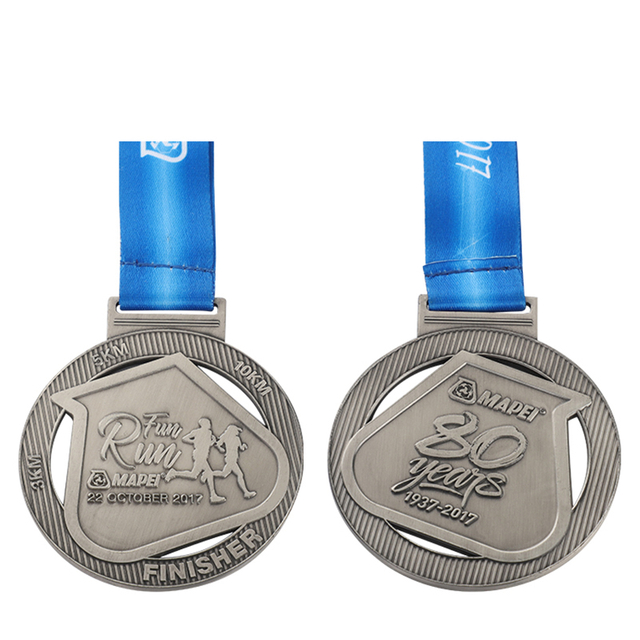 Médailles de course à pied amusantes personnalisées pour le meilleur finisseur 5K sur mesure