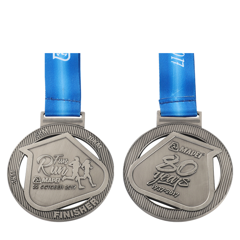 Médailles de course à pied amusantes personnalisées pour le meilleur finisseur 5K sur mesure