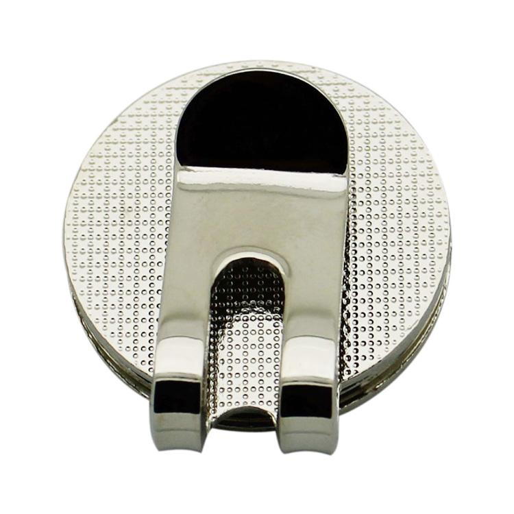 Clip de chapeau de golf en métal avec logo personnalisé, clips magnétiques pour chapeau, marqueurs de balle amovibles durables, se fixent facilement aux cadeaux pour hommes et femmes golfeurs