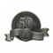 Épinglette en métal antique 3D anniversaire