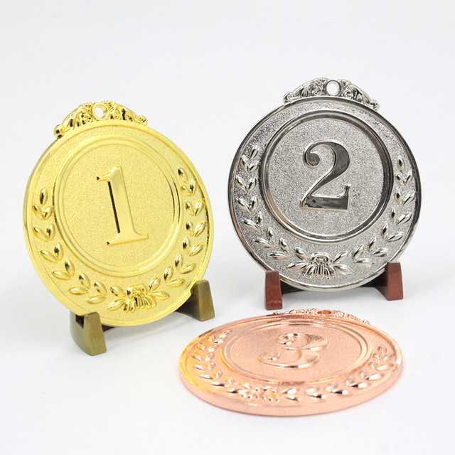 Médaille de récompense générique gravable à insert vierge d'usines à vendre