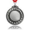 Médaille en métal d'or et d'argent de sport de prix d'usine vierge de la Chine 