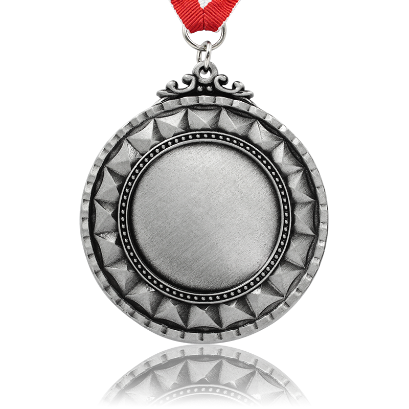 Médaille en métal d'or et d'argent de sport de prix d'usine vierge de la Chine 