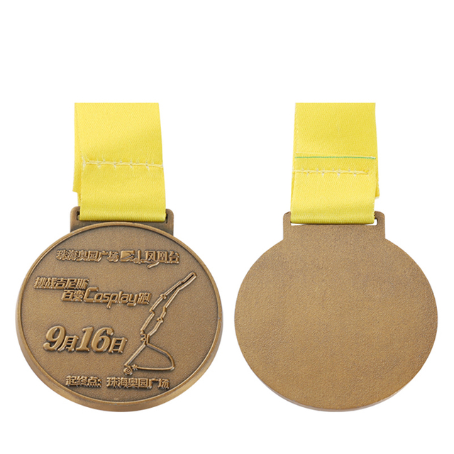 Médaille personnalisée du meilleur semi-marathon de Los Angeles Steamtown