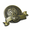 Épinglette en métal antique 3D anniversaire
