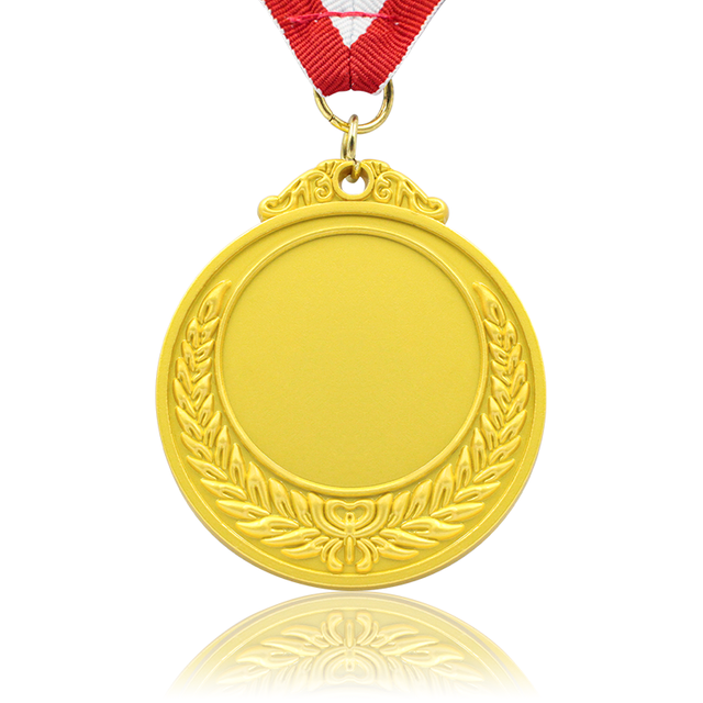 Médaille en métal d'or et d'argent de sport de prix d'usine vierge de la Chine 