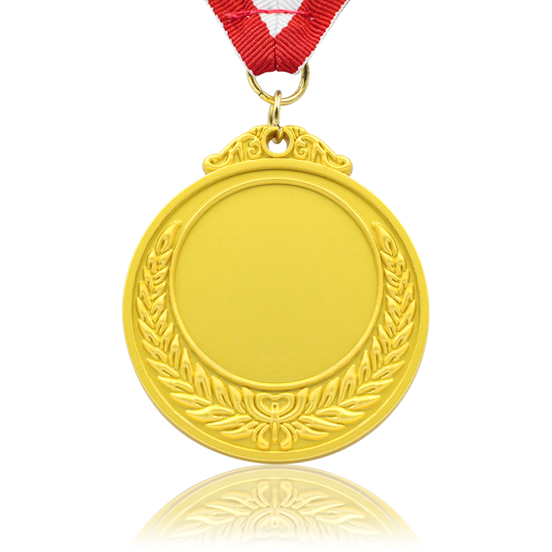 Prix ​​personnalisé bon marché personnalisé 3D Sports Gold Médaille vierge en gros 