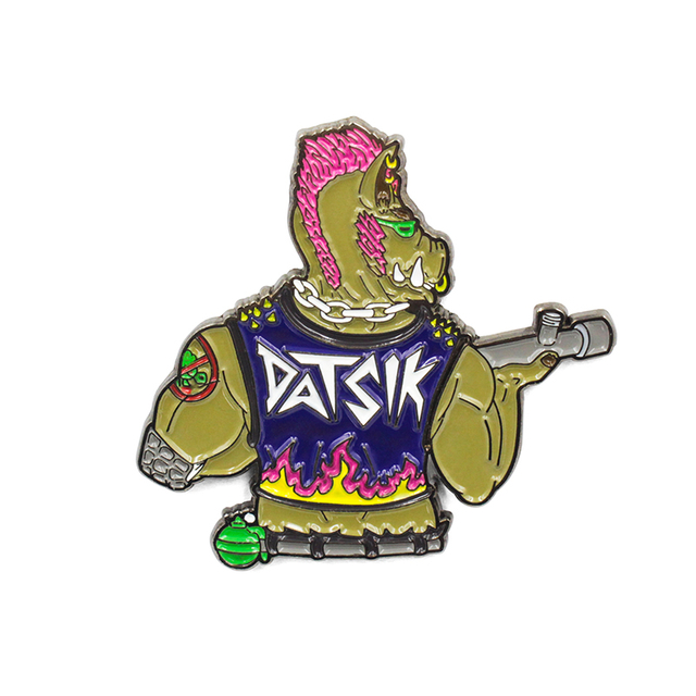 Insigne d'épinglette en émail de dessin animé dur et doux personnalisé