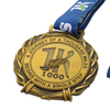 Médaille d'or de course personnalisée Médaille virtuelle de coureur de course de 1 km à proximité de chez moi