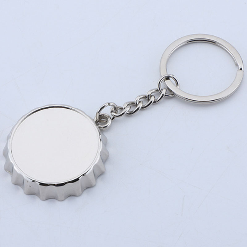 Bouchon de bouteille en métal personnalisé, plus petit ouvre-bouteille, porte-clés 
