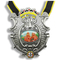 Médaille en métal d'insertion d'autocollant d'impression 3D CMJN