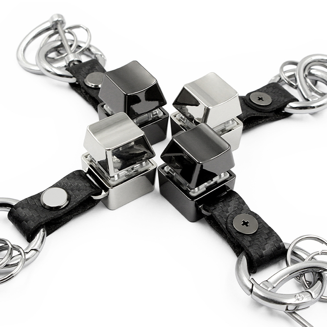 Porte-clés Fidget de clé de clavier mécanique de commutateur de clic personnalisé