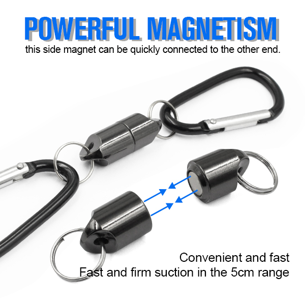 Porte-clés magnétique à dégagement rapide pour couple fort personnalisé 