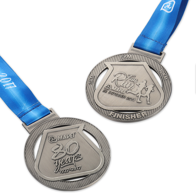 Médailles de course à pied amusantes personnalisées pour le meilleur finisseur 5K sur mesure